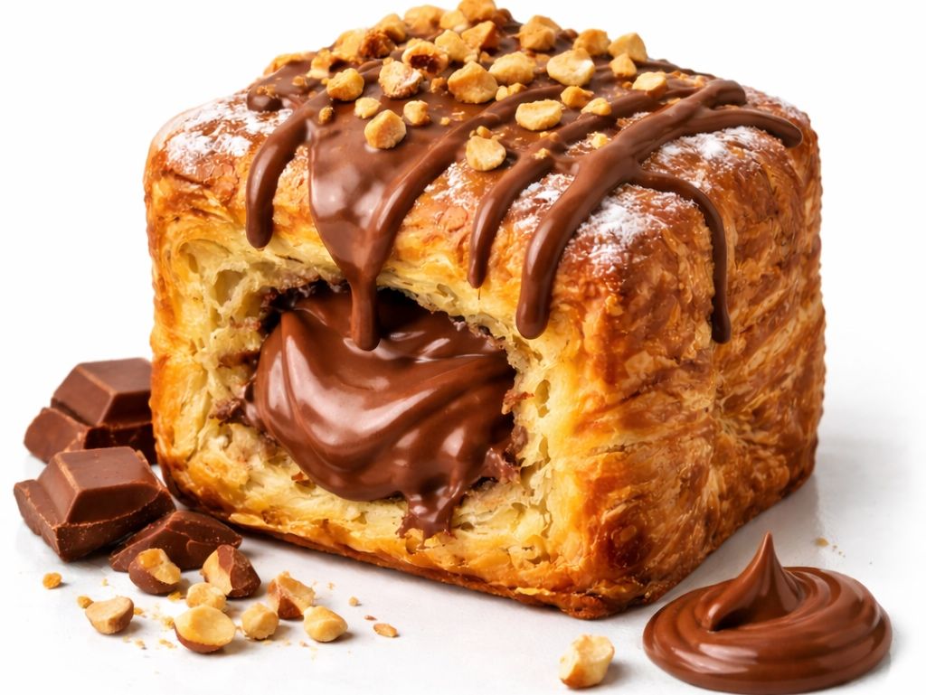 Sütlü Çikolatalı Küp Kruvasan (120 gr.)