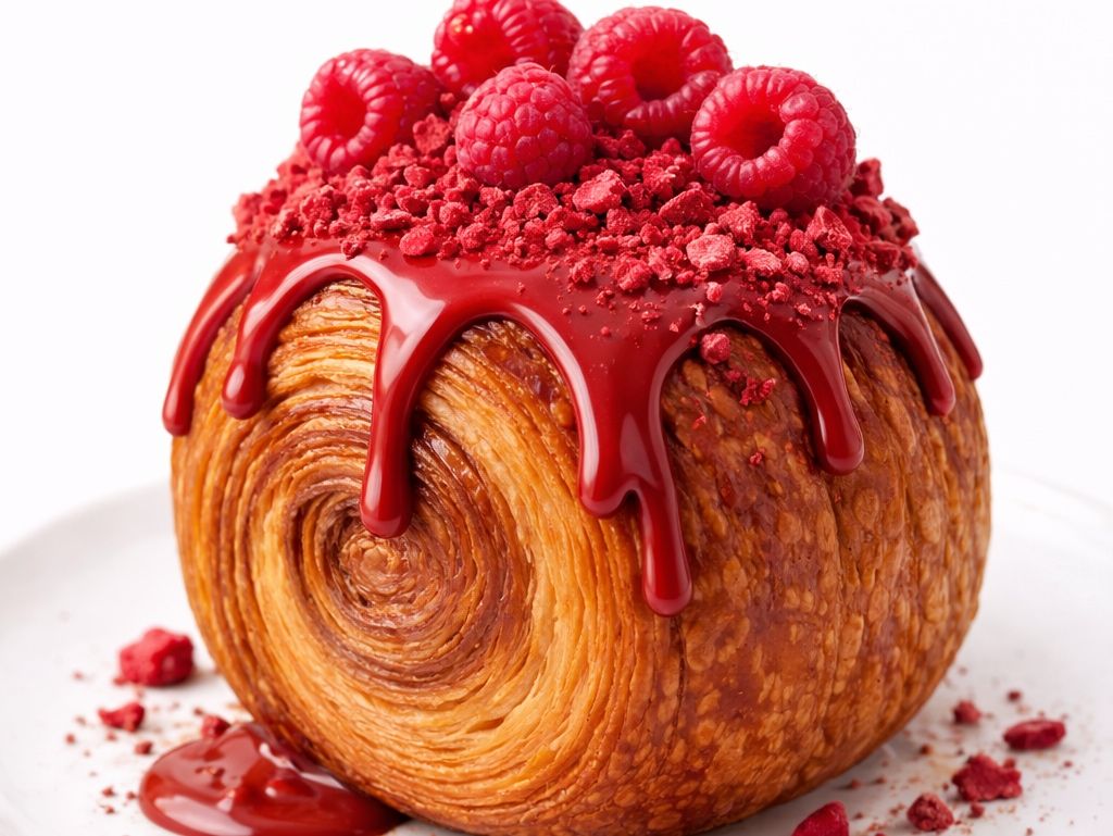 Frambuazlı Roll Kruvasan