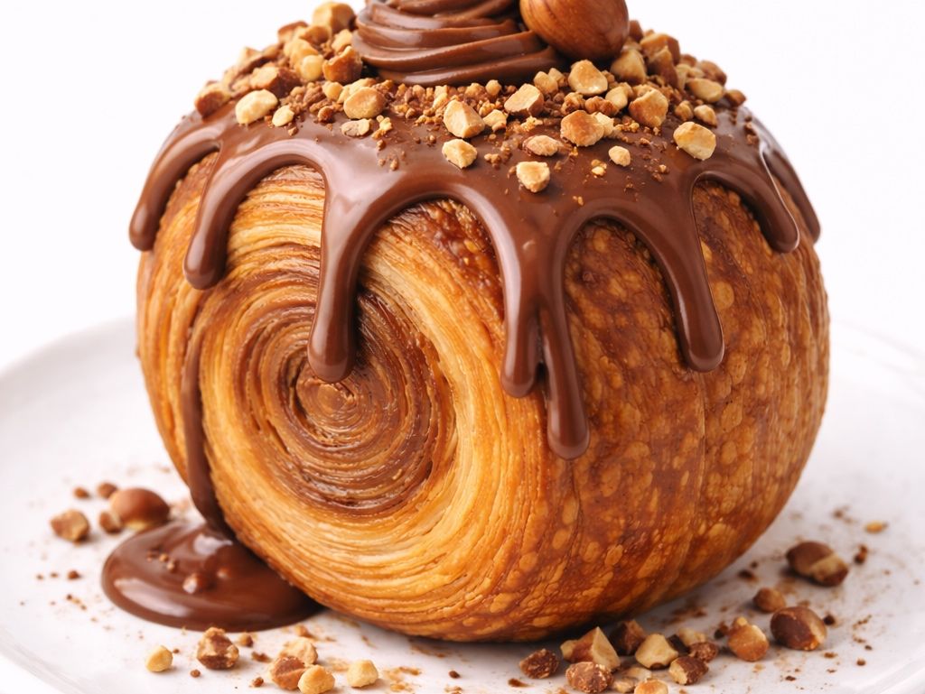Nutellalı Roll Kruvasan